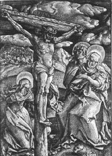 BALDUNG GRIEN, Hans Crucifixion Germany oil painting art